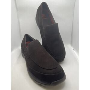 Rockport Nubuck Suede Leather Brown Women's Shoes Loafers Size US 9